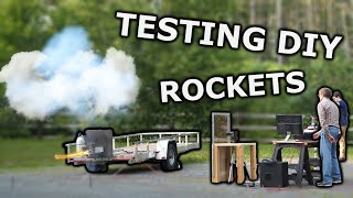 Preparing Our DIY Rockets For Testing [upl. by Abbott]