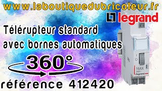 commande modulaire CX3 TL 230V 1F 16A AUTO legrand ref 412420 sur la boutique du bricoleur [upl. by Nemajneb]