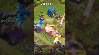 Bowler attack 😁😂 clashofclans clashroyale attack [upl. by Eevets217]