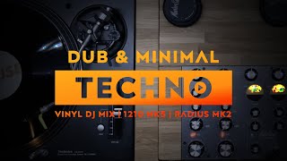 Dub amp Minimal Techno DJ Set  100 Vinyl [upl. by Aekin]