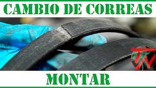 Cambiar correas distribucion y correas auxiliares MONTAR [upl. by Kassia]