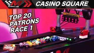 MARBULA 1  Patreon Race 1 CASINO SQUARE  Jelles Marble Runs [upl. by Amalbena]