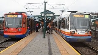 UK Stagecoach Supertram Sheffield South Yorkshire Inc Meadowhall Herdings amp City Centre [upl. by Ayahc]