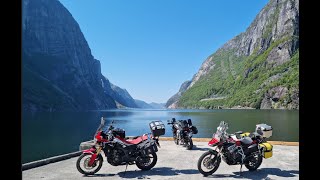 Flekkefjord to Lysebotn MC turen 2023 Day 3 [upl. by Acirej]