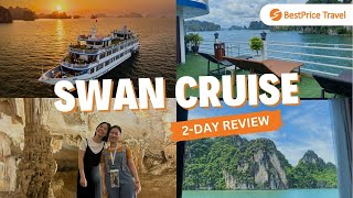 REVIEW Swan Cruise  Experience the BEST of Bai Tu Long Bay  BestPrice Travel [upl. by Wartow]