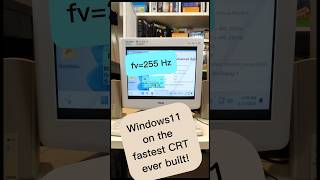 I used the fastest CRT Monitor for Modern Gaming under Windows 11 [upl. by Feodore691]