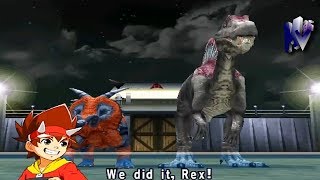 Dinosaur King Arcade Game 古代王者恐竜キング Achelousaurus and Spinosaurus VS Alpha Fortress Hard Mode [upl. by Stew]