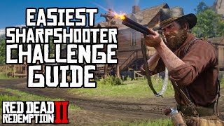 How to Quickly Pass the Sharpshooter Challenge Red Dead Redemption 2 [upl. by Elnore]