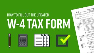 How to fill out the updated W4 tax form [upl. by Gorges105]