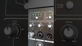 YAMAHA DBR 12 amp MACKIE THUMP 12A test [upl. by Sitrik46]