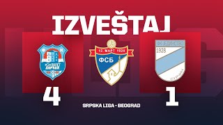 GSP POLET DORĆOL  JEDINSTVO Srpska Liga Beograd 2425  13 Kolo [upl. by Oran328]