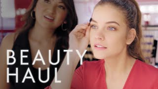 We Gave Barbara Palvin 150 at Armani Beauty These Are the Four Things She Bought  Beauty Haul [upl. by Ahsets]