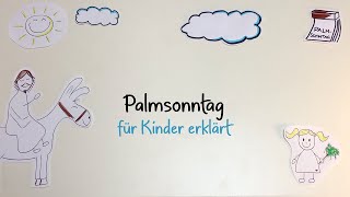 Palmsonntag für Kinder erklärt [upl. by Jody]