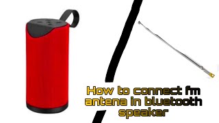 How to make antenna for Bluetooth speakerbtspeaker bluetoothspeaker antenna fmantenna fm [upl. by Ymmaj]