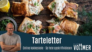 Tarteletter  Opskrift fra Klub Vollmer [upl. by Deehsar437]