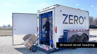 The ZERO° refrigerated trailer is the perfect addition to rental fleets [upl. by Yllehs962]