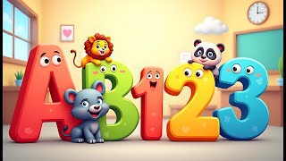 Learn ABC Phonics Shapes Numbers Colors  Toddler Learning Videos For 3 Year Olds  kidsvideos [upl. by Anyahc]