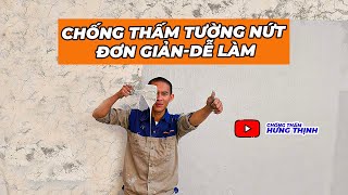 Cách chống thấm tường ngoài trời nứt nhiều  đơn giản dễ làm [upl. by Blaire587]