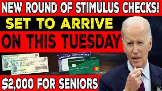 2000 STIMULUS CHECKS ARE SET TO ARRIVE BANKS DELIVERED WILL BE DEPOSIT ON MONDAY  UPDATE 2024 [upl. by Jules37]