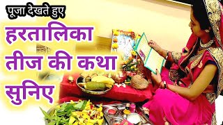 हरतालिका तीज व्रत कथा ।hartalika teej vrat katha । hartalika teej ki katha। hartalika teej katha [upl. by Jobyna531]