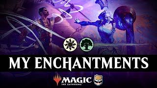 HOW TO WIN ☀️🌳 GreenWhite Enchantments  Standard  Mythic Climb Aug 23 MTG Arena [upl. by Annawik56]