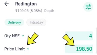 How to buy share after set price limit in groww app  Groww stocks Mein price limit Kaise set Kare [upl. by Alma]