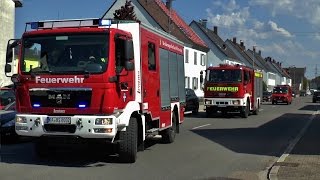 GROSSÜBUNG FEUER IN FESTHALLE JFW amp JRK RheinstettenNeuburgweier [upl. by Nitsirt852]