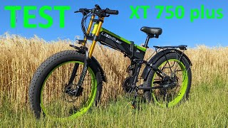 Lankeleisi XT 750 plus  Test du Fat bike pliable de 1000w et 175Ah [upl. by Elehcar85]