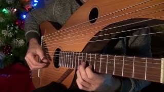 Carol of the Bells amp God Rest Ye Merry Gentlemen intro  Harp Guitar  Jamie Dupuis [upl. by Akelam]