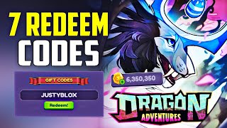 NEW ALL WORKING CODES FOR DRAGON ADVENTURES IN 2024 ROBLOX DRAGON ADVENTURES CODES [upl. by Yhtomiht]