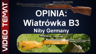 Wiatrówka karabinek B3  Opinia i Test [upl. by Atinod]