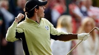 Rory Mcilroy Chipin at Ryder Cup [upl. by Tearle271]