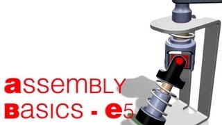 E5 CREO Parametric 20 Assembly Basics 1 [upl. by Mutz359]