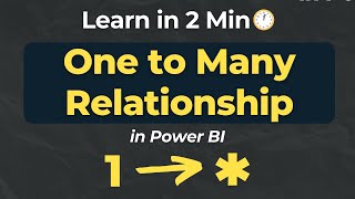 How to Create One to Many Relationship in Power BI [upl. by Wayolle]