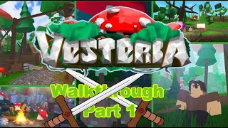 Vesteria Walkthrough 1 Mayor Noah and Scruffs Quests [upl. by Marras]