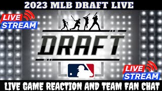 2023 MLB Draft Rounds 12 LIVE  Reaction Watch amp Fan Discussion [upl. by Ainat]