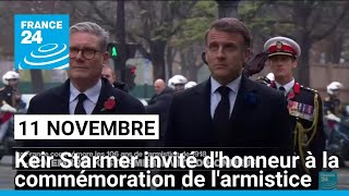 11 novembre  la France commémore les 106 ans de larmistice Keir Starmer invité dhonneur [upl. by Muldon]