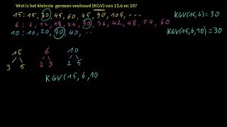 Kleinste gemene veelvoud van drie getallen [upl. by Baun942]