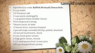 Secret Recipe  How to make Bullfish Shrimp amp Cheese Grits Copycat Recipes [upl. by Coletta209]