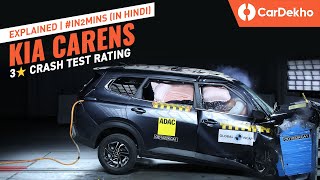 Kia Carens 2023 Crash Test Rating ⭐⭐⭐  Explained In2mins [upl. by Nadroj]