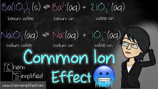 What is Common Ion Effect Common ion effect lowers solubility🤔  Dr K [upl. by Aurore]