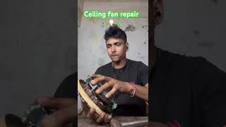 Ceiling fan repair 🪛💡🪛 kumarbapi minivlog electrical purijagannath 🙏 [upl. by Mariejeanne]