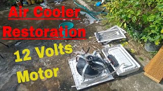 Air Cooler Restoration Change Motor to 12v DC [upl. by Lac]