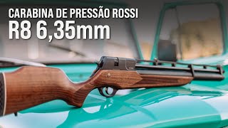 Review Completo Carabina de pressão PCP ROSSI R8 635mm [upl. by Worth]