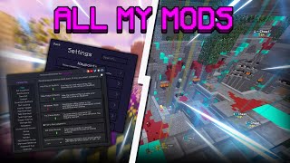 OUTDATED ALL MY MODS AND SETTINGS IN ONE VIDEO Hypixel Skyblock [upl. by Nylrak]