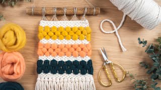 EASY Woven Wall Hanging Tutorial [upl. by Nehepts]