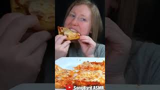 ASMR CHEESE PIZZA FEAST MUKBANG shorts [upl. by Nerua]