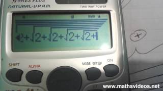 Pi Approximation Trick  Calculator  Derived Using Pythagorass Theorem [upl. by Groveman]