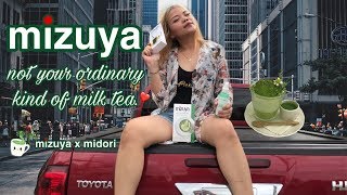 MIZUYA MILK TEA  NOT YOUR ORDINARY KIND OF MILK TEA  MATCHA MATCHA ❤ [upl. by Linson941]