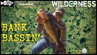 Bank Fishing Spring Bass on a New Lake VLOG [upl. by Kera522]